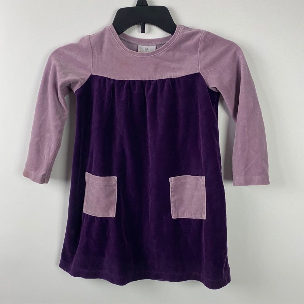 Hanna Anderson Purple Shift Dress Sz 110 cm